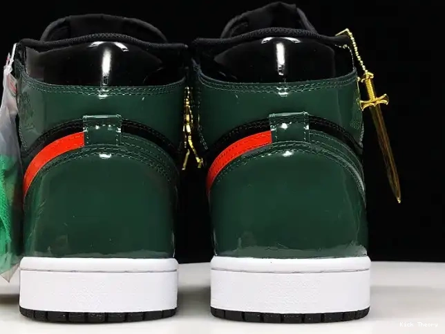 Kicktheory High Black 1 SoleFly OG Team Air Orange-Fir Retro Jordan x AV3905-038 0625